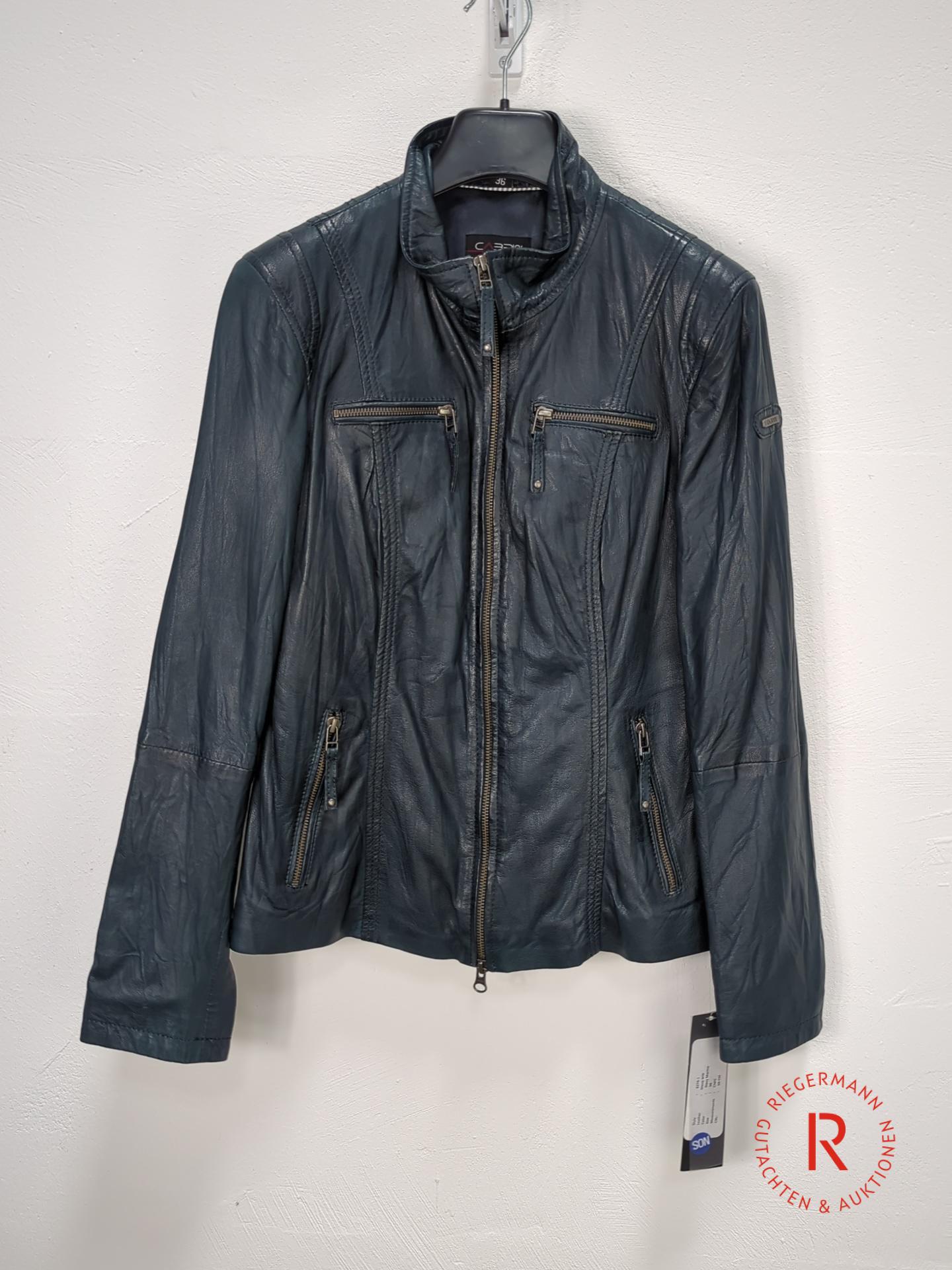 DAMEN LEDERJACKE GRÖSSE 36
